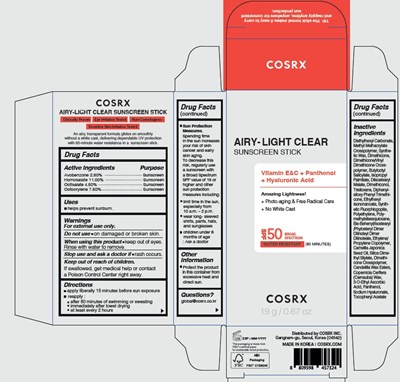 Airy Light Clear Sunscreen Stick (Airy Light Clear Sunscreen Stick)